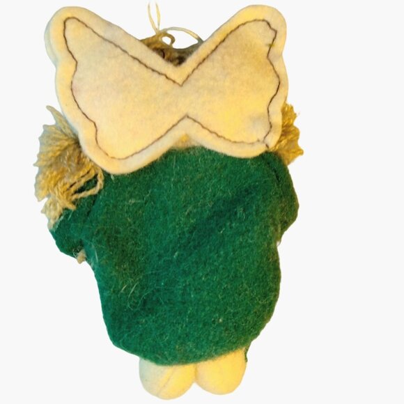 Handmade Felt Angel Christmas Ornament Holding Heart Love - Picture 2 of 3